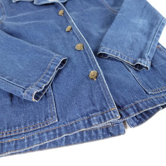 CMC by Color Me Cotton Jean Jacket Women's Small 100% Cotton Denim Made in USA - Picture 6 of 10